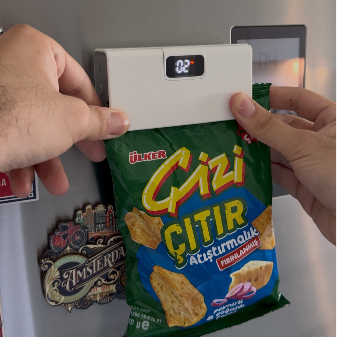 Taze Kalsın Şarjlı Poşet ve Paket Kapatıcı