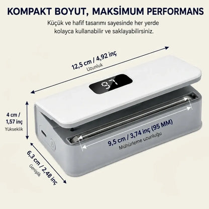 Taze Kalsın Şarjlı Poşet ve Paket Kapatıcı